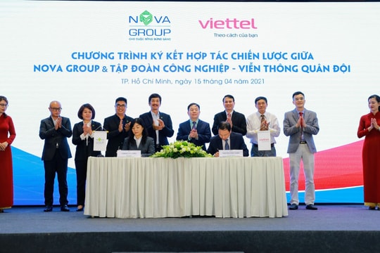 Viettel cộng hưởng sức mạnh chuyển đổi số cho Tân Cảng Sài Gòn và Nova Group