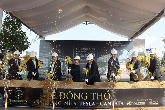 Hòa Bình thi công dự án nhà ở của Trung Nguyên tại Thành phố Cà Phê