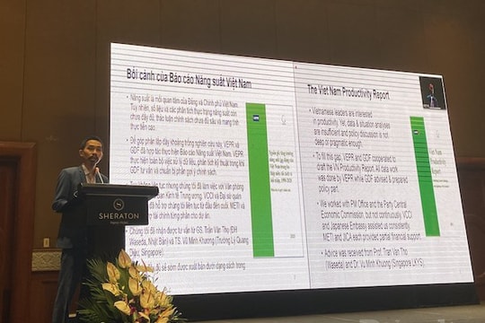 Tăng trưởng năng suất lao động của khối FDI chững lại