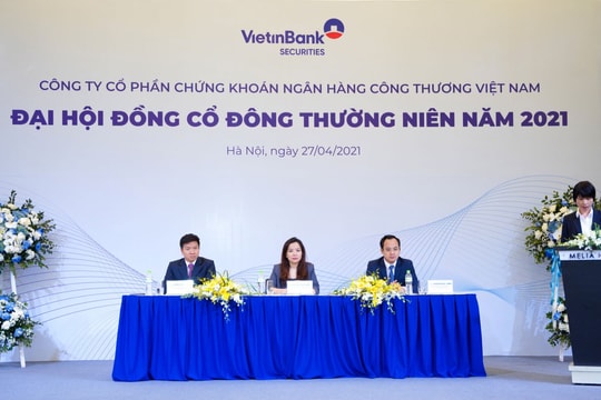 VietinBank Securities thông qua kế hoạch lợi nhuận 2021 tăng 20%