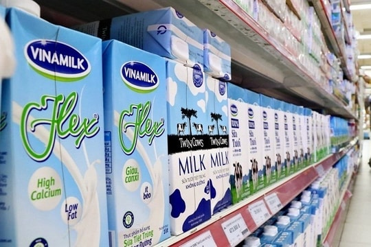 Tăng trưởng âm, cổ phiếu VNM bị bán mạnh