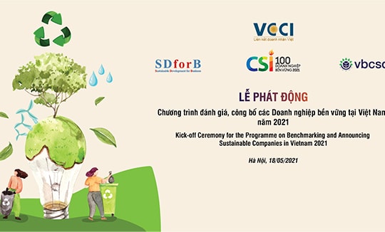 TRỰC TIẾP: Lễ phát động Chương trình đánh giá, công bố các Doanh nghiệp bền vững tại Việt Nam năm 2021