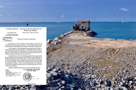 Rà soát tình hình triển khai các dự án lấn biển