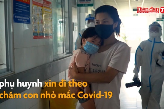 Cảm động với hình ảnh mẹ F1 chăm con F0 trong khu cách ly