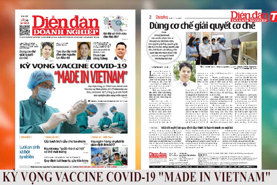 ĐIỂM BÁO NGÀY 02/06: Kỳ vọng vaccine COVID-19 "made in VietNam"