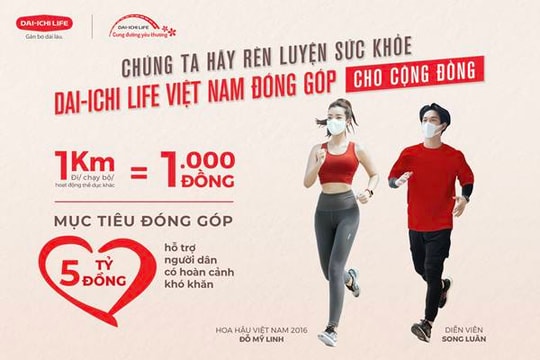Giải đi/chạy bộ trực tuyến: “Dai-ichi - Cung Đường Yêu Thương 2021”