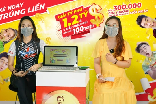 Tài xế may mắn trúng thưởng 100 triệu đồng từ Tân Hiệp Phát