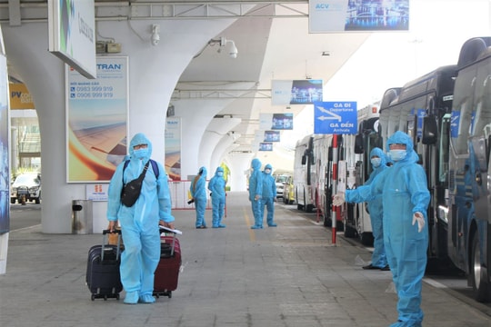 Đà Nẵng đón những công dân đầu tiên từ TP HCM trở về