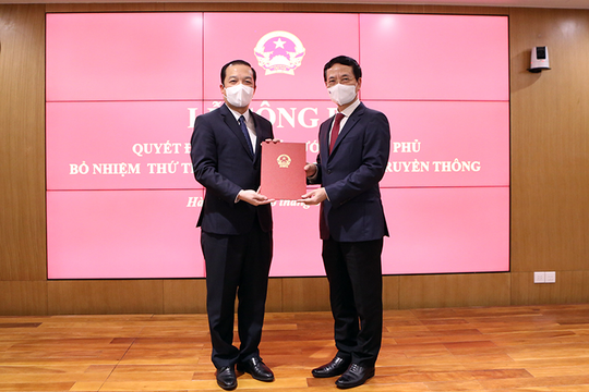 Ông Phạm Đức Long được bổ nhiệm làm Thứ trưởng Bộ TT&TT