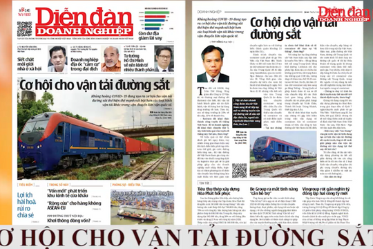 ĐIỂM BÁO 11/08: Cơ hội cho vận tải đường sắt