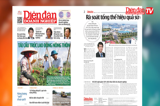 ĐIỂM BÁO NGÀY 18/08: Tái cấu trúc lao động nông thôn