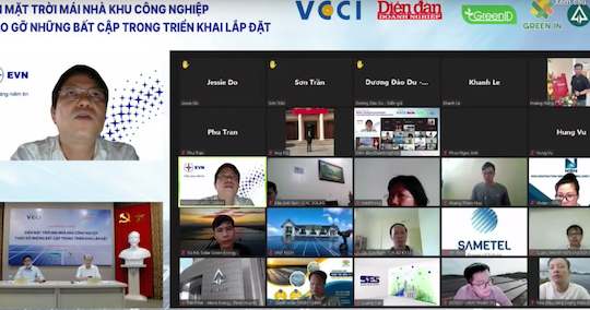 EVN sẵn sàng hỗ trợ nhà đầu tư điện mặt trời mái nhà KCN