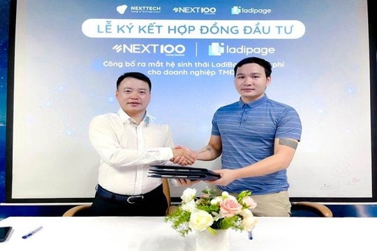 Startup LadiPage nhận vốn từ NextTech và Quỹ đầu tư Next100