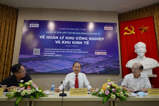 [TRỰC TIẾP] Góp ý về sửa đổi Nghị định 82/2018/NĐ-CP về quản lý khu công nghiệp và khu kinh tế