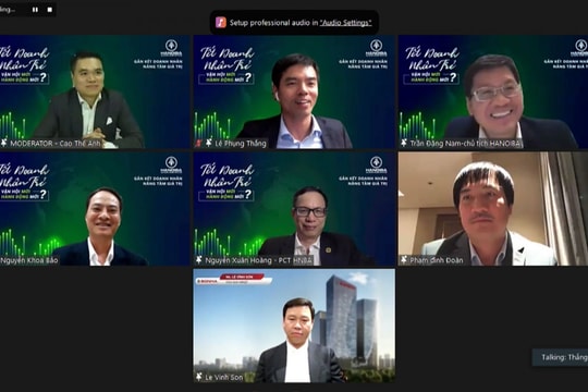 HANOIBA tổ chức “Tết doanh nhân trực tuyến - Vận hội mới - Hành động mới"