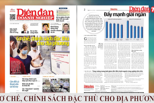 ĐIỂM BÁO NGÀY 27/10: Cơ chế, chính sách đặc thù cho địa phương