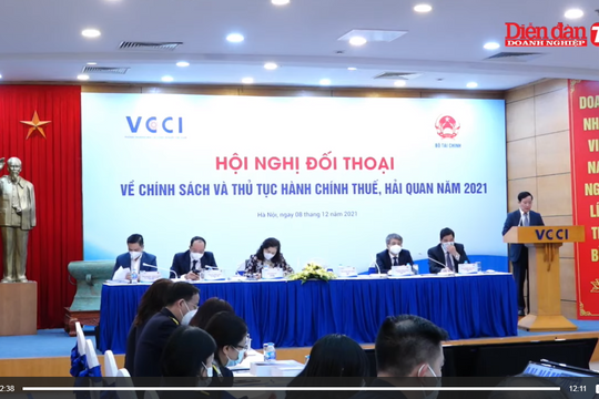 [TRỰC TIẾP] Hội nghị đối thoại về chính sách thủ tục thuế, hải quan năm 2021