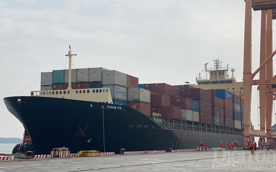 Hàng container qua cảng Hải Phòng tăng do kết nối với nhiều cảng quốc tế