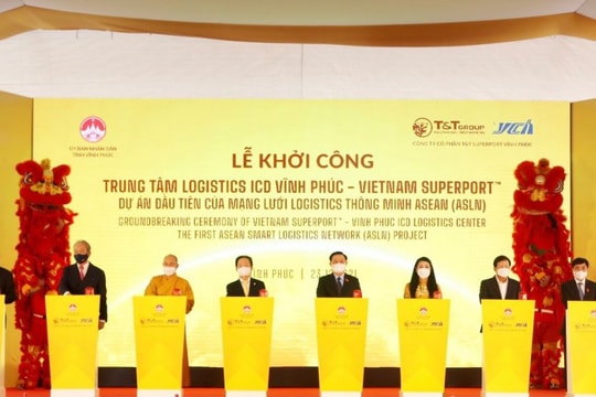 Khởi công "siêu cảng" logistics gần 4.000 tỷ đồng ở Vĩnh Phúc