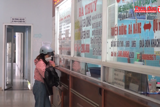 Bến xe, ga tàu Đà Nẵng "ế khách" mua vé Tết