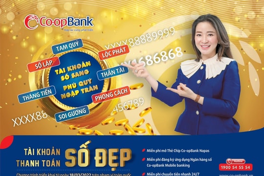 Tài khoản số đẹp Co-opBank – khẳng định phong cách, tài lộc ghé thăm