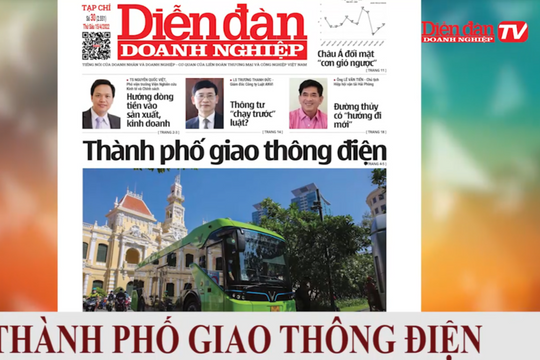ĐIỂM BÁO NGÀY 15/04: Thành phố giao thông điện