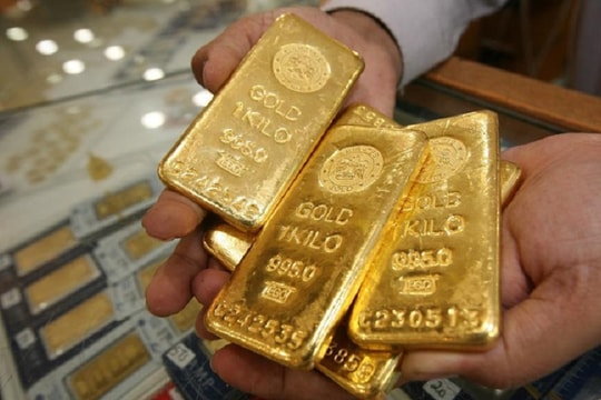 Cuối tuần, vàng thế giới giảm mạnh, trong nước giảm nhỏ giọt