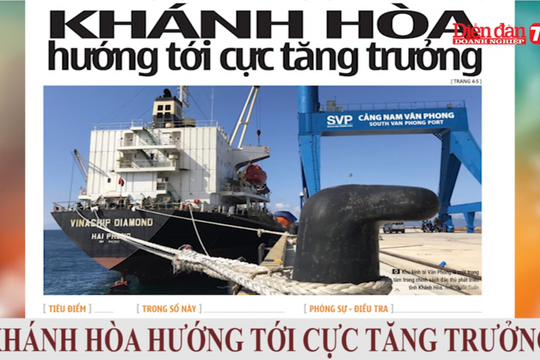 ĐIỂM BÁO NGÀY 01/06: Khánh Hòa hướng tới cực tăng trưởng