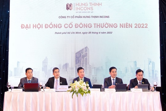 Đại hội cổ đông thường niên Hưng Thịnh Incons đồng thuận mục tiêu tăng trưởng