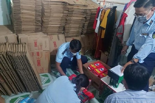 Triệt phá cơ sở làm giả sản phẩm của Công ty TNHH Quốc tế Unilever Việt Nam