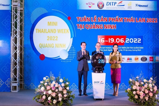 Lần đầu tiên tại Quảng Ninh tổ chức Tuần lễ sản phẩm Thái Lan 2022