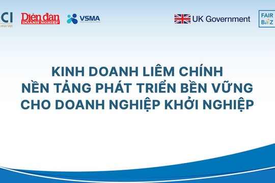 Kinh doanh liêm chính - nền tảng phát triển bền vững cho doanh nghiệp khởi nghiệp
