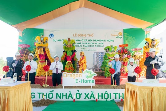 Động thổ dự án nhà ở xã hội Dragon E-Home tại Thành phố Thủ Đức