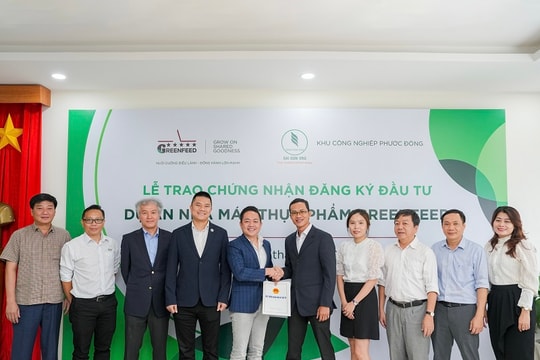 GREENFEED đầu tư nhà máy chế biến thực phẩm 700 tỷ đồng tại Tây Ninh