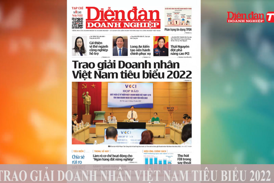 ĐIỂM BÁO NGÀY 07/10: Trao giải Doanh nhân Việt Nam tiêu biểu 2022
