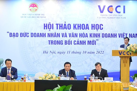 [TRỰC TIẾP] Hội thảo khoa học "Đạo đức doanh nhân và văn hoá kinh doanh Việt Nam trong bối cảnh mới"