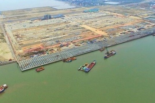 Doanh nghiệp “gặp khó” trong đầu tư tuyến đường sau cảng Lạch Huyện