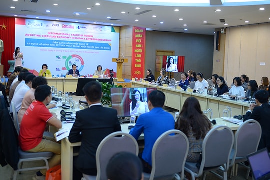 [TRỰC TIẾP] Áp dụng mô hình kinh tế tuần hoàn trong khởi nghiệp tạo tác động