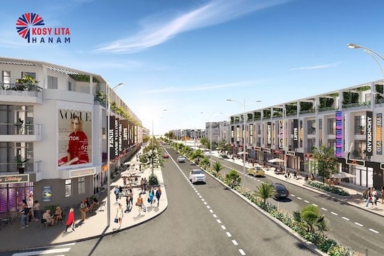Tính kết nối hoàn hảo gia tăng giá trị shophouse Kosy Lita Ha Nam