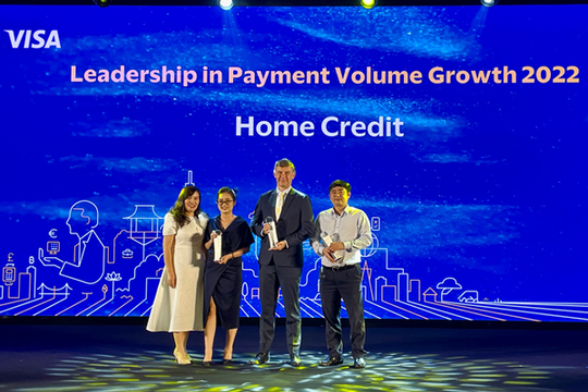 Home Credit tiếp tục giành Giải thưởng Visa Award