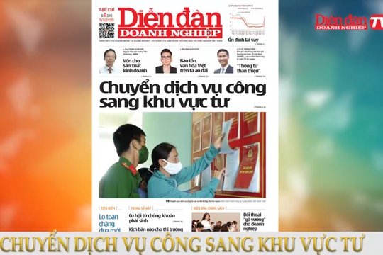 ĐIỂM BÁO NGÀY 23/11: Chuyển dịch vụ công sang khu vực tư