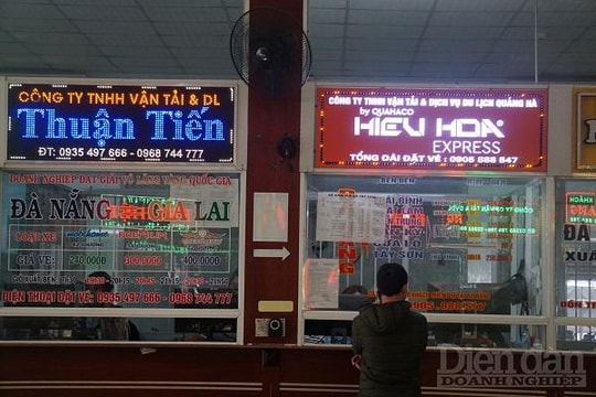 Đà Nẵng: Xe, tàu hết chỗ những ngày cận Tết