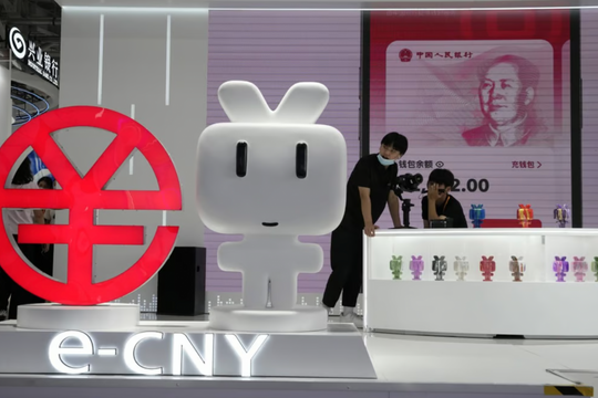 Nhân dân tệ kỹ thuật số được đưa vào số liệu tiền mặt chính thức