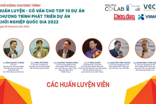 [TRỰC TIẾP] Chương trình huấn luyện - cố vấn chuyên sâu cho các dự án khởi nghiệp năm 2023
