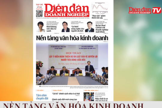 ĐIỂM BÁO NGÀY 10/02: Nền tảng văn hóa kinh doanh