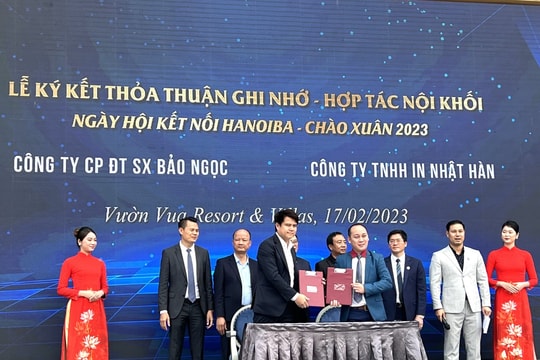 108 gian hàng tham gia “Ngày hội kết nối HANOIBA”
