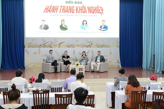 Trường Đại học Thủ Dầu Một: Thúc đẩy, lan tỏa tinh thần khởi nghiệp cho sinh viên