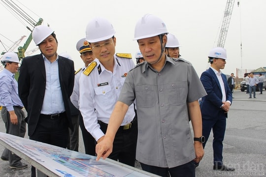 Chủ tịch VCCI thăm cảng lạch huyện TC- HITC