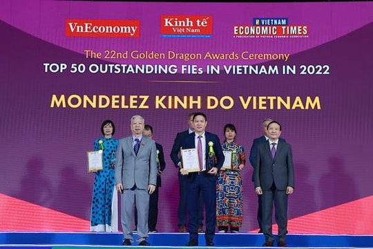Mondelez Kinh Đô lọt vào Top 50 Giải thưởng Rồng Vàng lần thứ 22