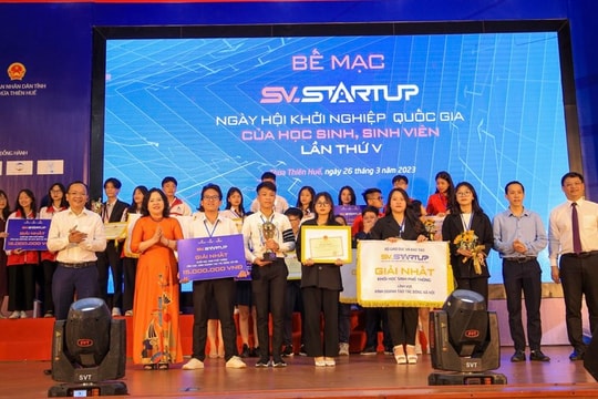 80 dự án của học sinh và sinh viên được trao giải trong Ngày hội SV-STARUP lần thứ V 